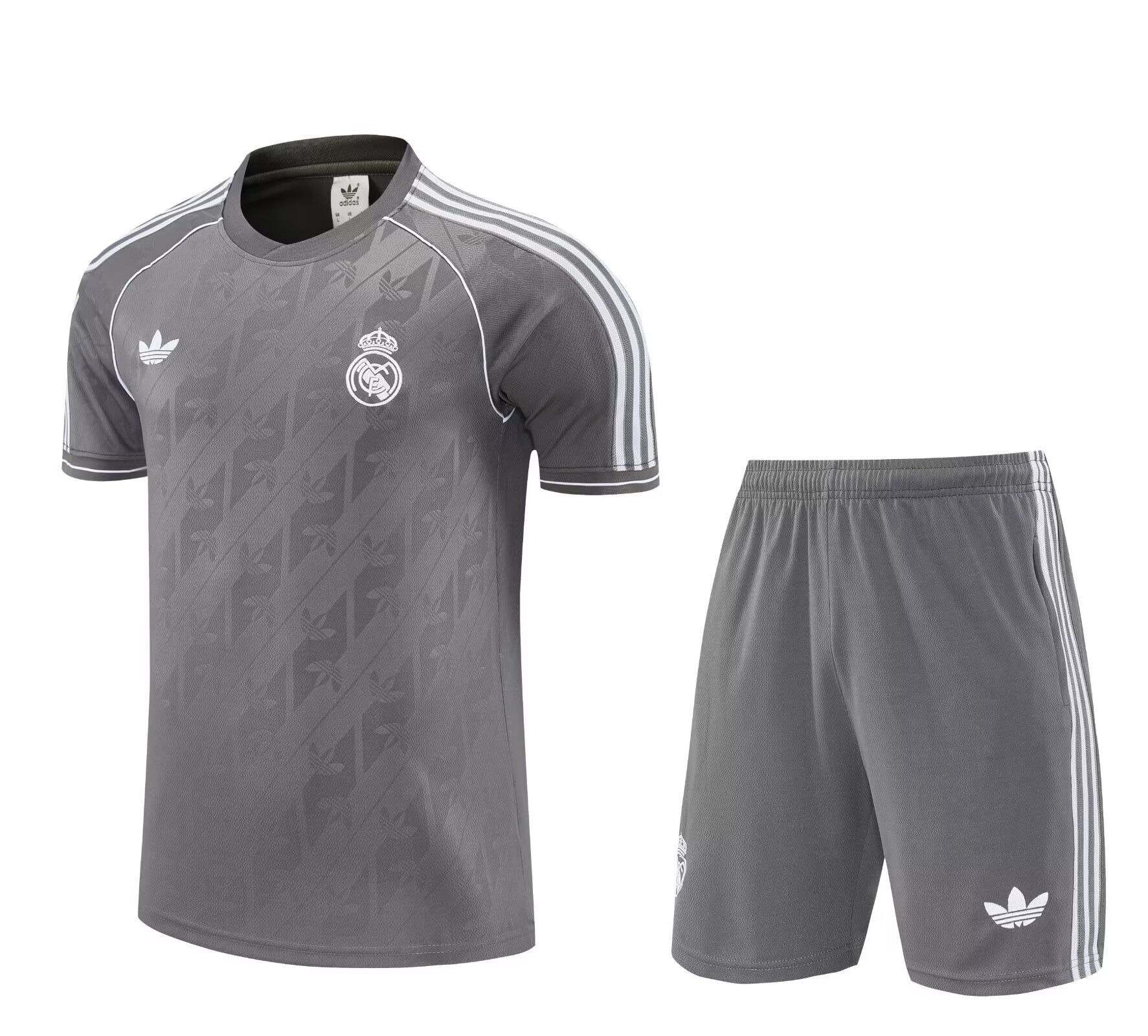 AAA Quality Real Madrid 25/26 Grey/White Training Kit